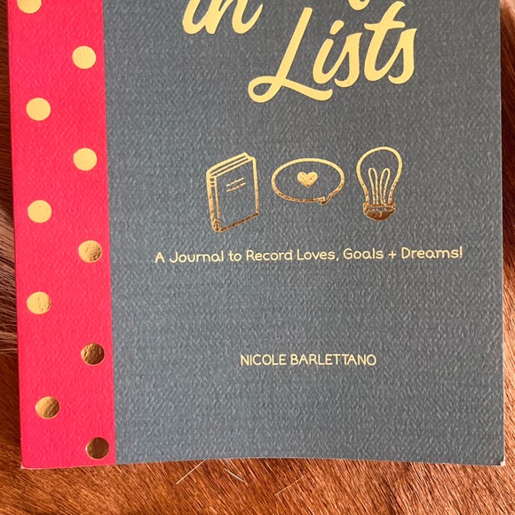 🆕 “My Life in Lists” by Nicole Barlettano bullet journal book, fillable book - Picture 3 of 9